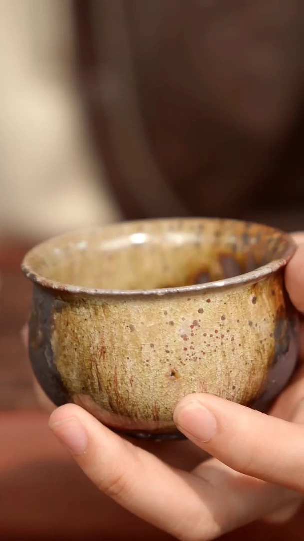 陶瓷奢瓷/瑞寅柴烧茶器（杯子）1507瑕疵