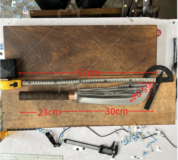 《不开刃》 锰钢直刀唐横刀户外车载未开刃适合收藏 《不开刃》