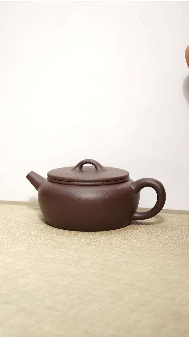 茶壶紫泥小***帅大彬诗意瑕疵壶