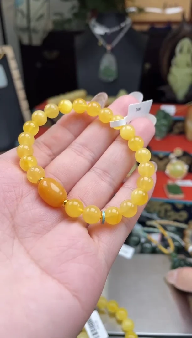 手链蜜蜡未镶嵌m080多样性发其一