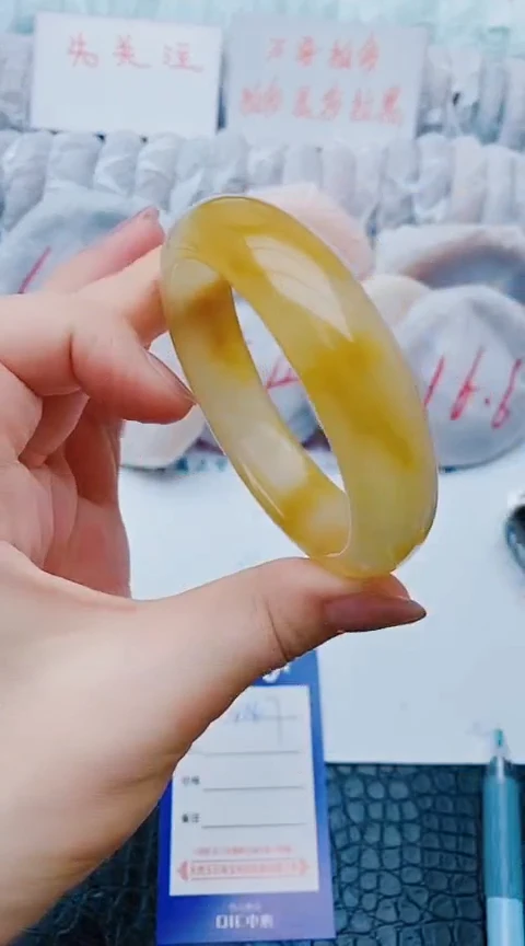 未镶嵌手镯石英质玉y147+57-58