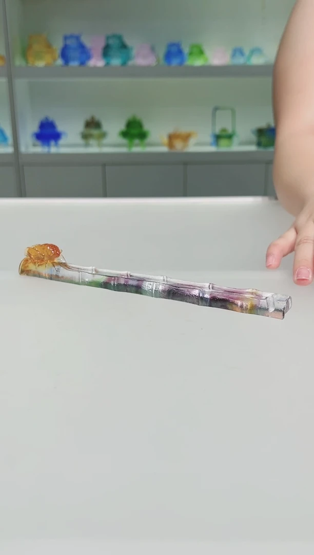 手工艺品琉璃古法琉璃香插