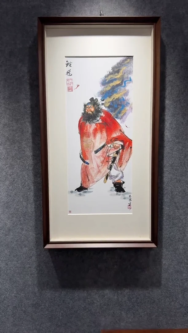 国画牛百川老师手绘40x80 新画第一幅