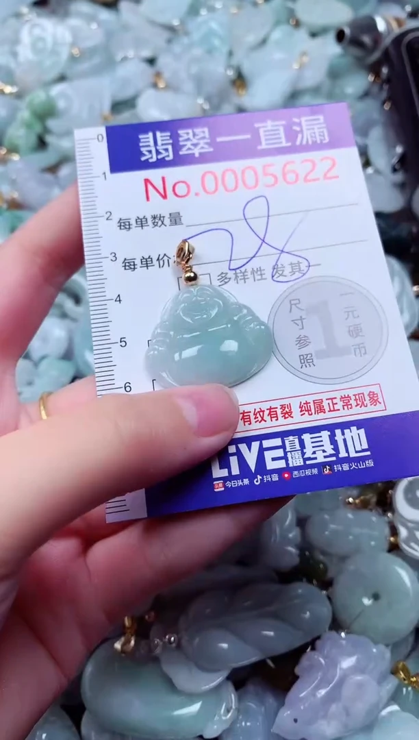 吊坠(不含链)未镶嵌翡翠5622