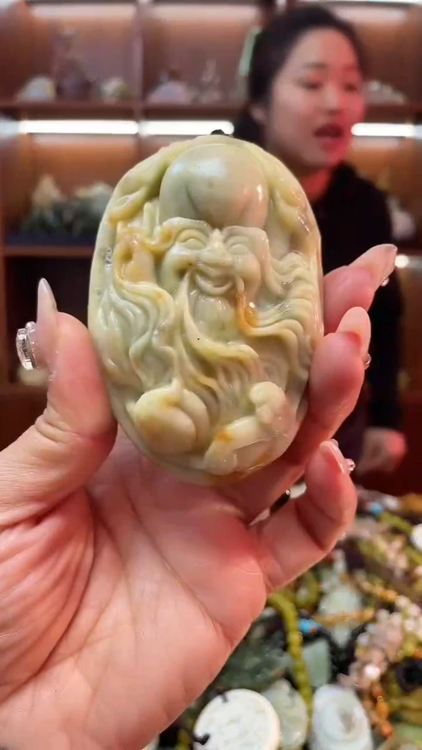 未镶嵌蛇纹石玉手把