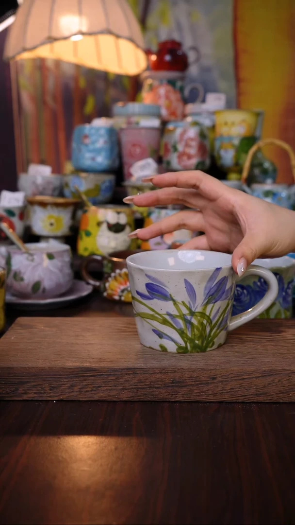 杯子泥垚手作 景德镇手工手绘陶瓷器物