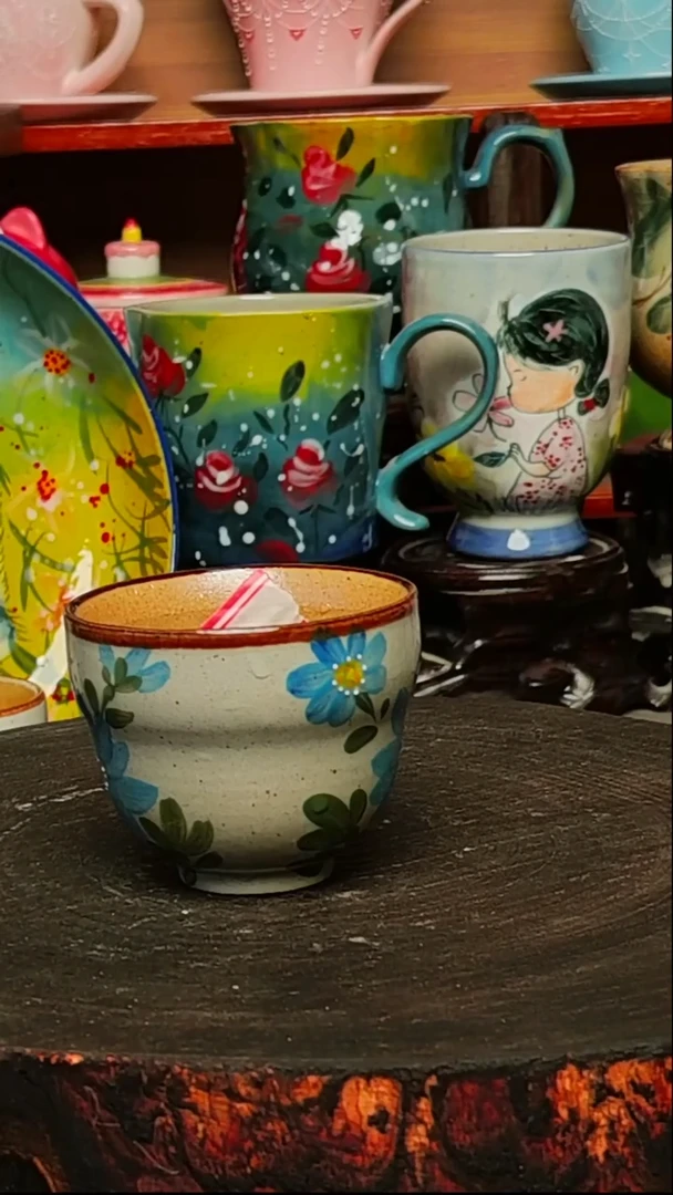 摆件陶景德镇高温创意陶瓷有瑕