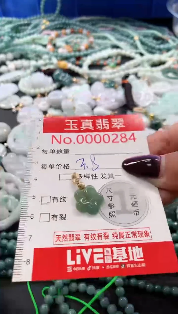 吊坠(不含链)未镶嵌翡翠0284