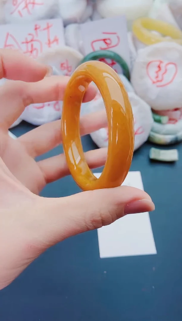 未镶嵌手镯石英质玉N113-56-57