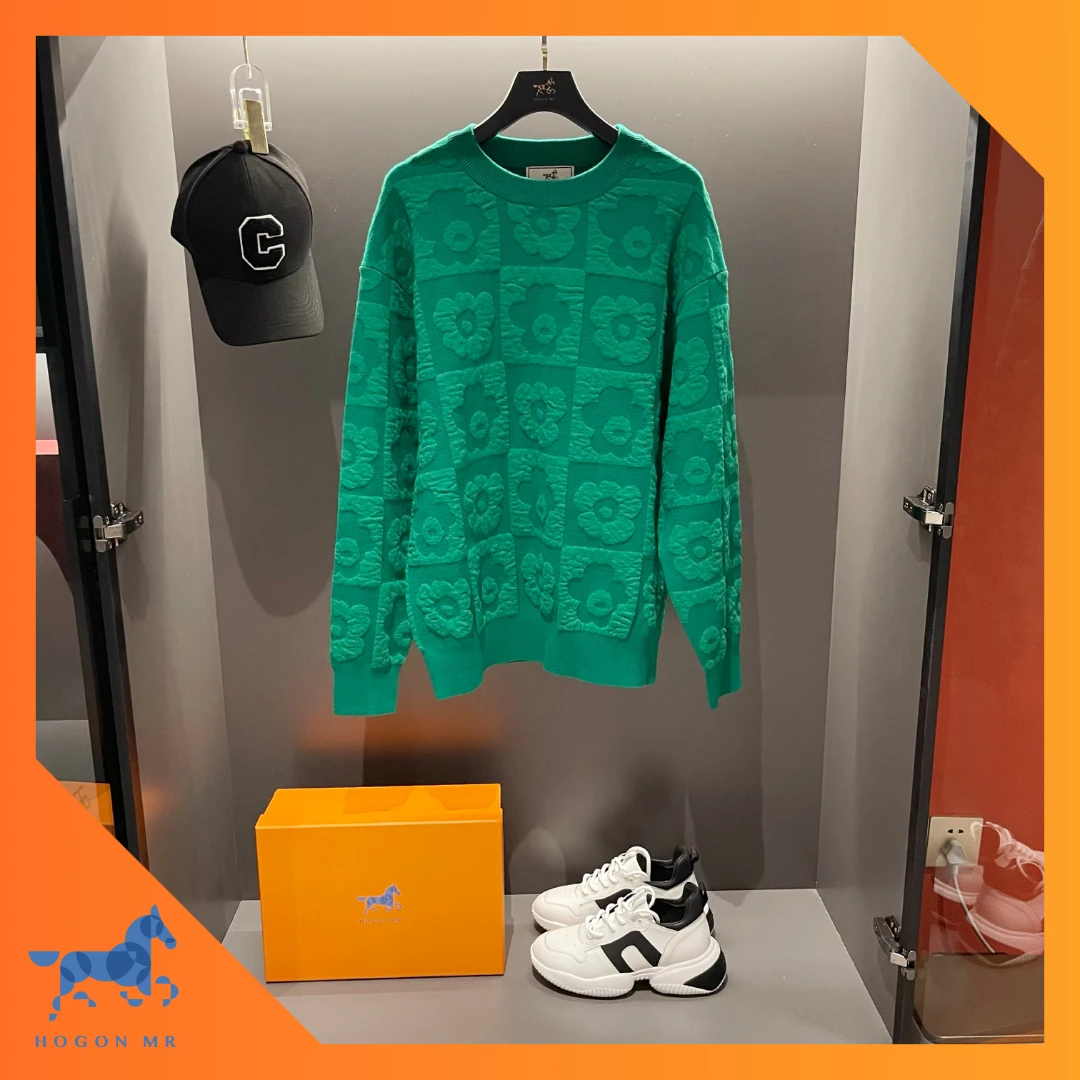 HOGON MR｜【新品】高定情侣毛衣幸运花朵冬季时尚百搭休闲