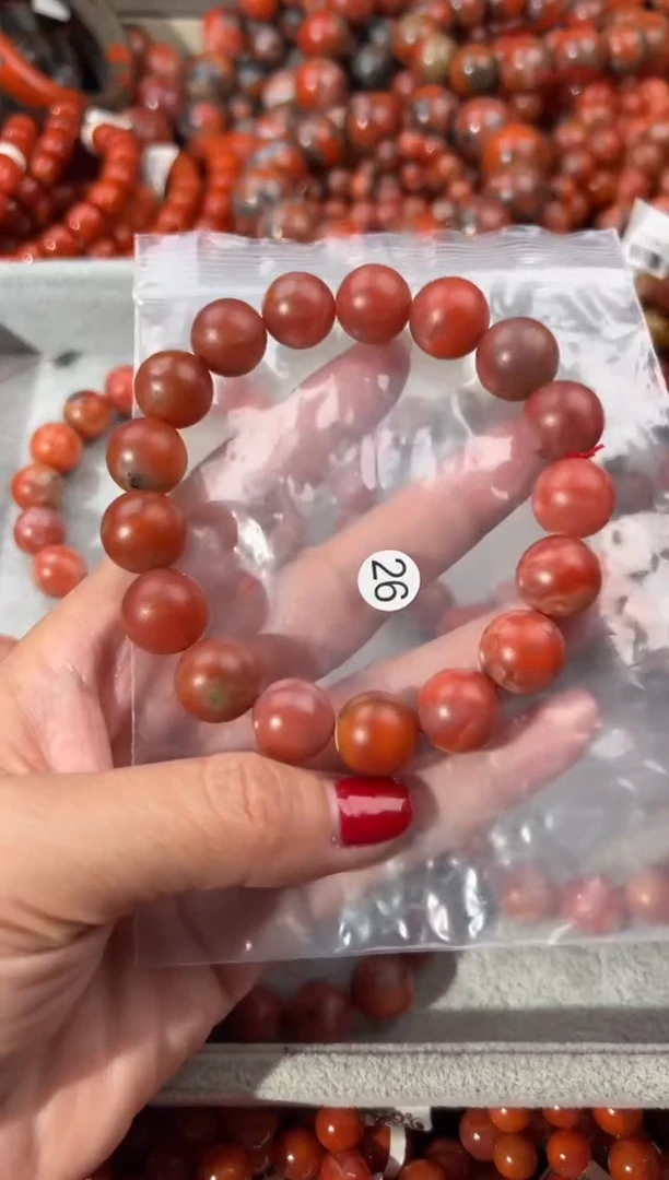 未镶嵌手串南红玛瑙13+