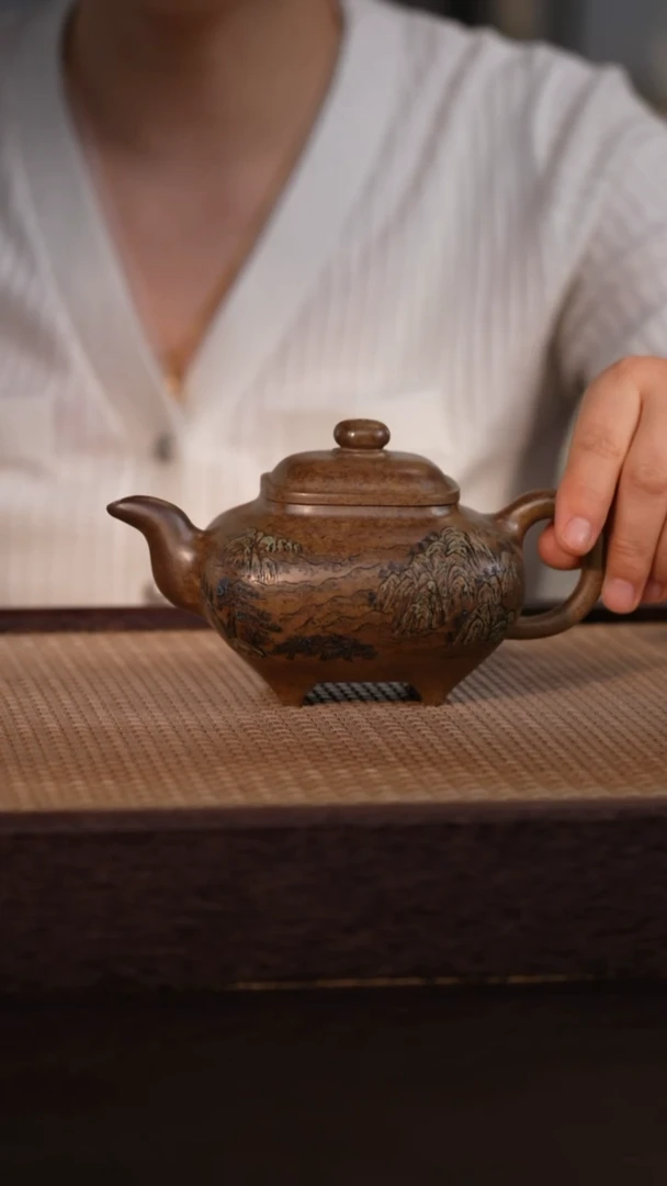 茶壶紫砂段泥柴烧 350cc
