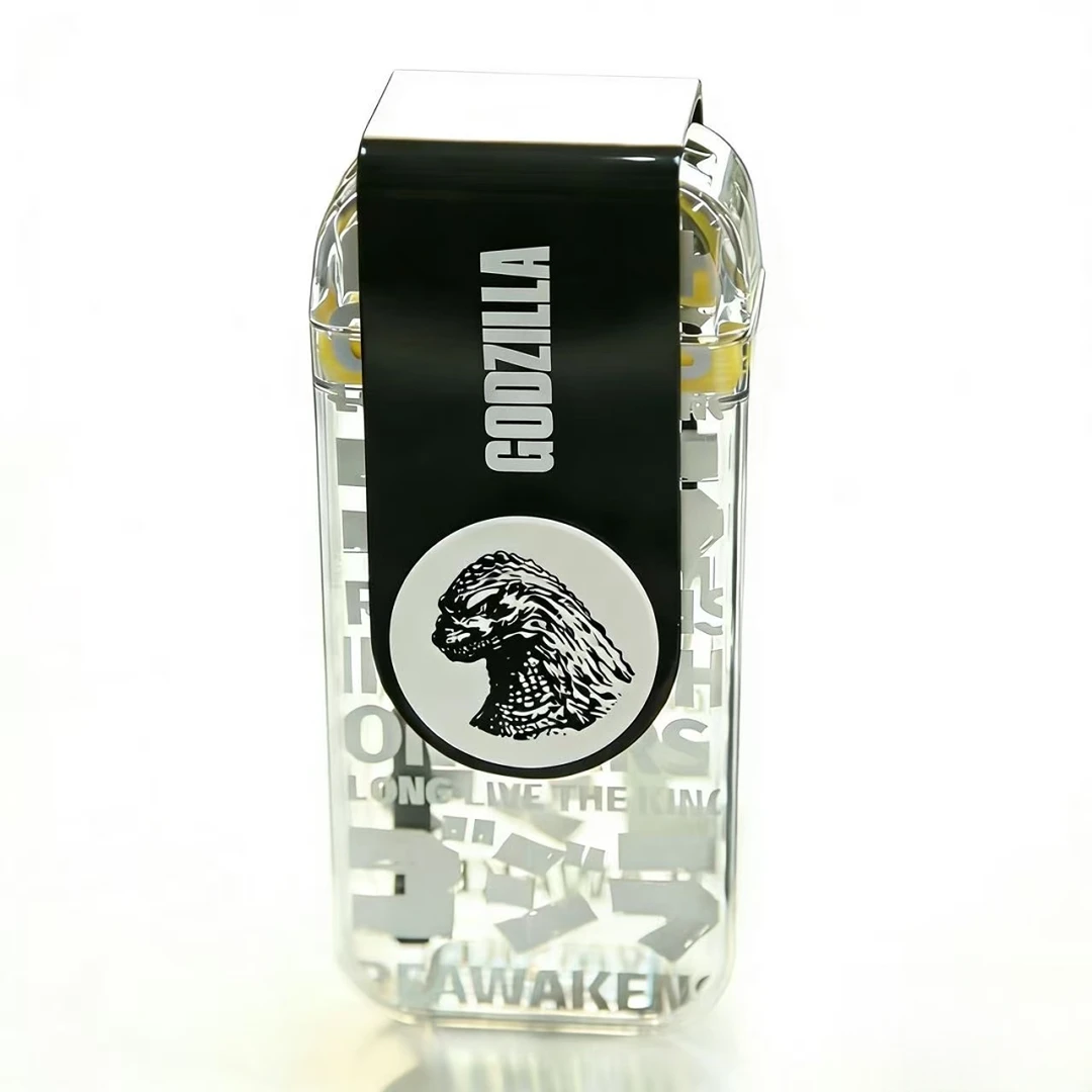 果汁吸管杯290ml-哥斯拉款