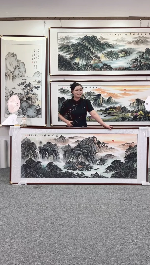 国画纯手绘208x86惠风和畅