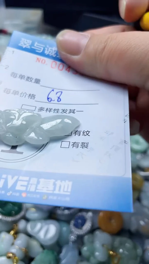 翡翠未镶嵌颈饰闪购0043525