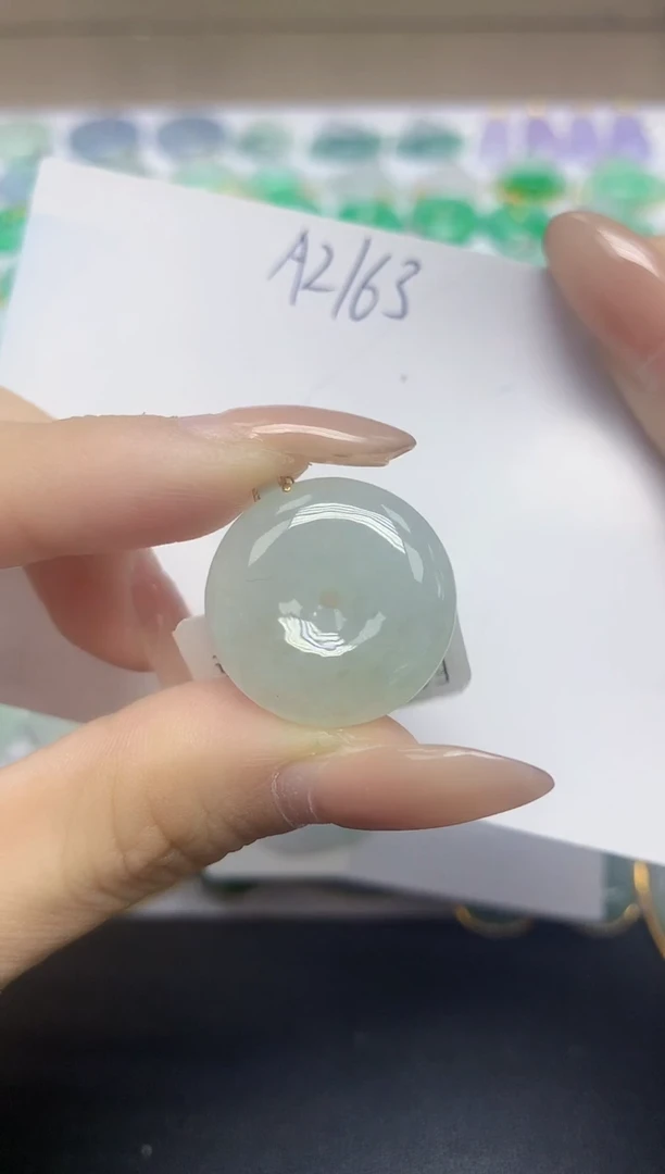 颈饰未镶嵌翡翠天然缅甸翡翠A货翡翠百元以上9元证书费自理