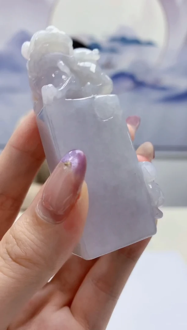 定制翡翠未镶嵌4902jw-毛货挂件66