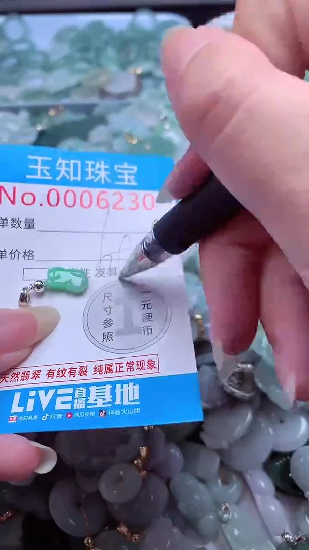 翡翠未镶嵌吊坠(不含链)6230