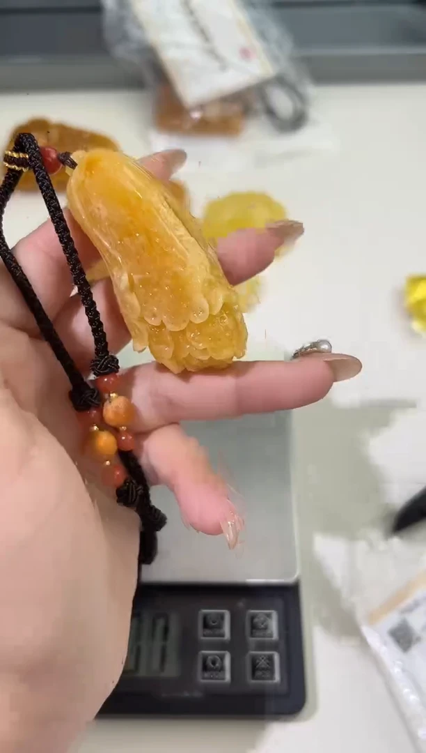裸石琥珀未镶嵌天然琥珀蜜蜡吊坠