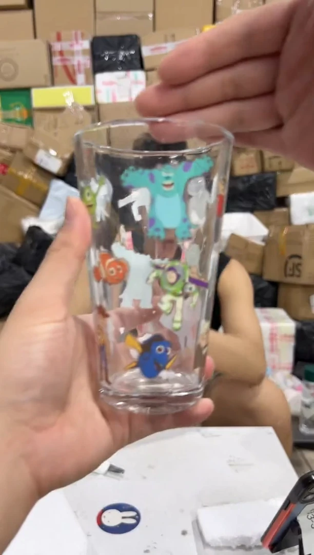 瓷片皮克斯合集玻璃水杯