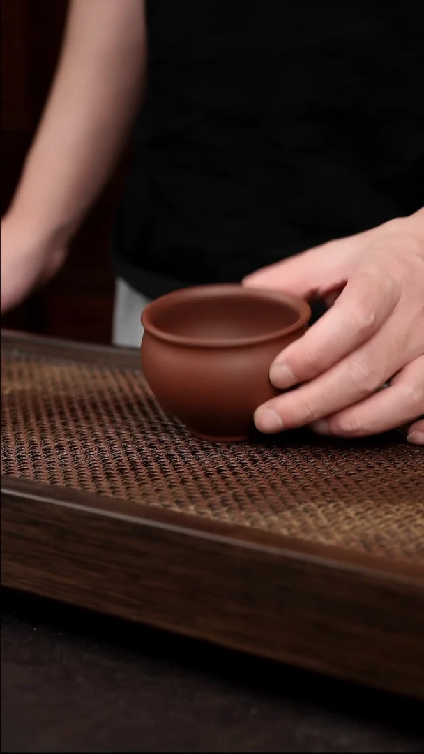 茶壶紫砂底槽清圆融杯