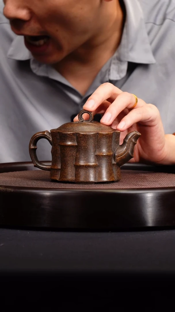 茶壶紫砂竹段