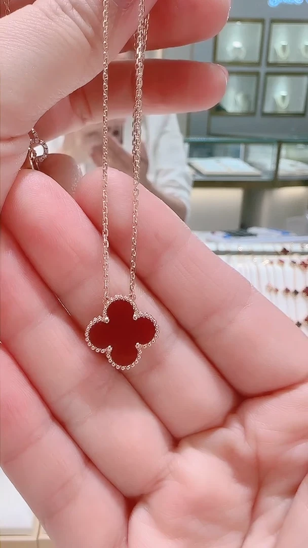 【闪购商品】玛瑙/玉髓套链18K金镶嵌套链