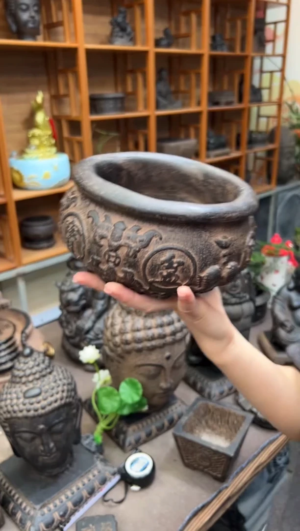 陶土【火山泥】聚宝盆