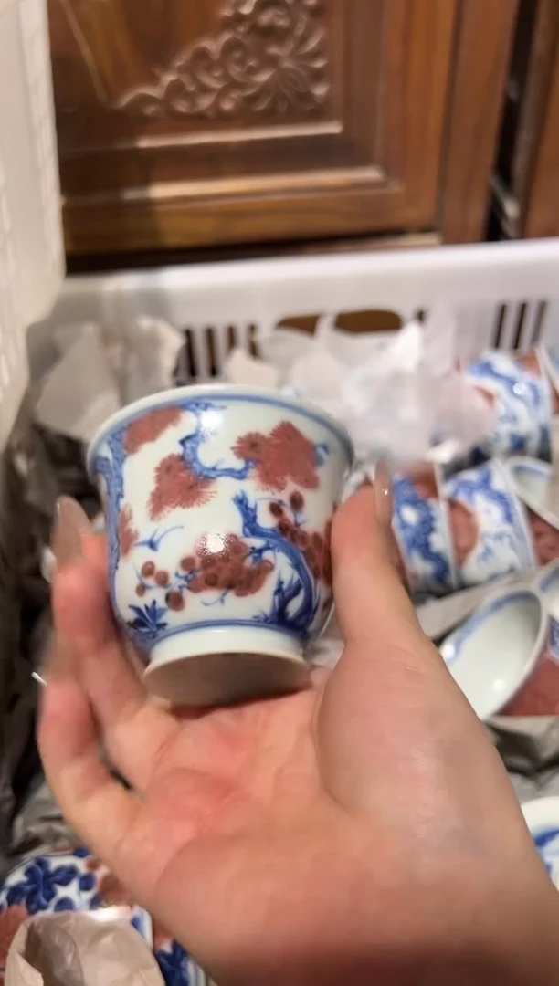 瓷片景德镇瓷器茶器茶杯