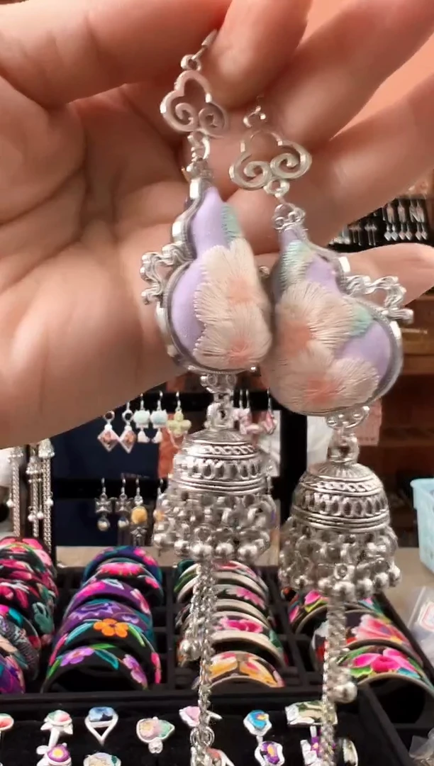 织绣悦**好艺枝独绣老绣饰品39