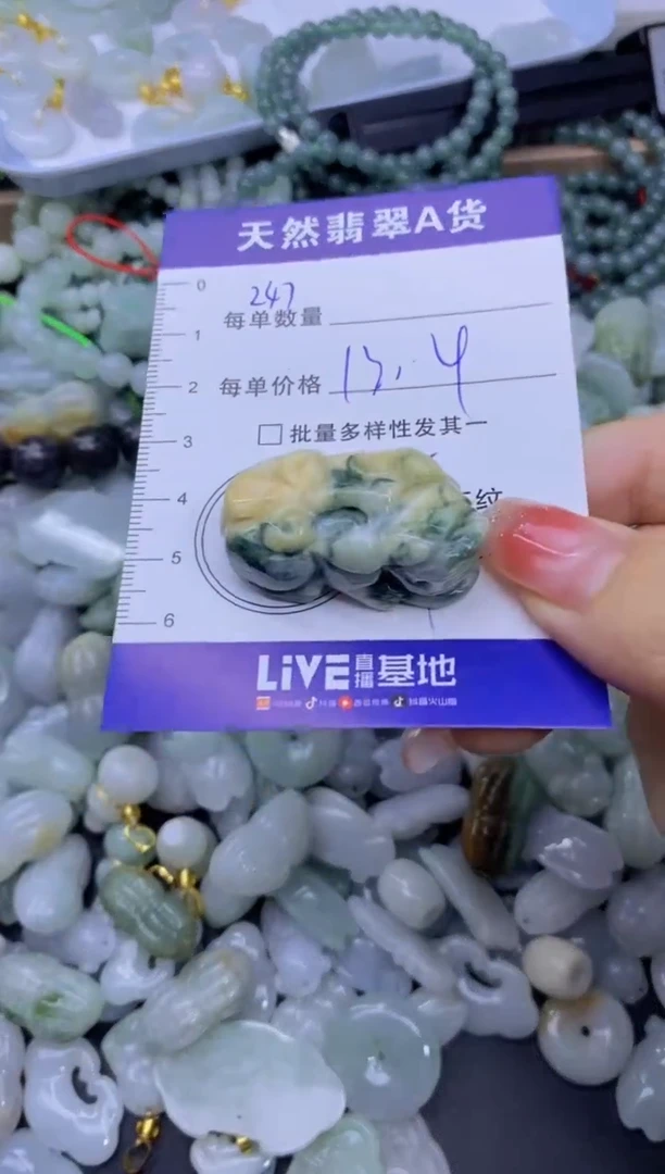 颈饰未镶嵌翡翠天然翡翠A货批量多样性发一件