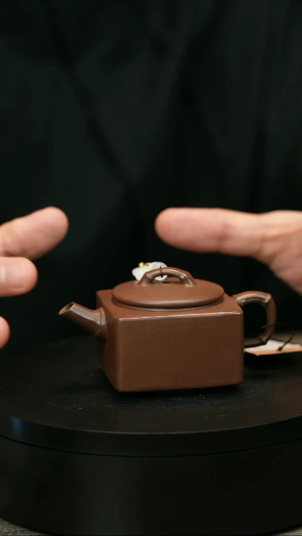 茶壶紫砂用****4H1643赵信军光素方石