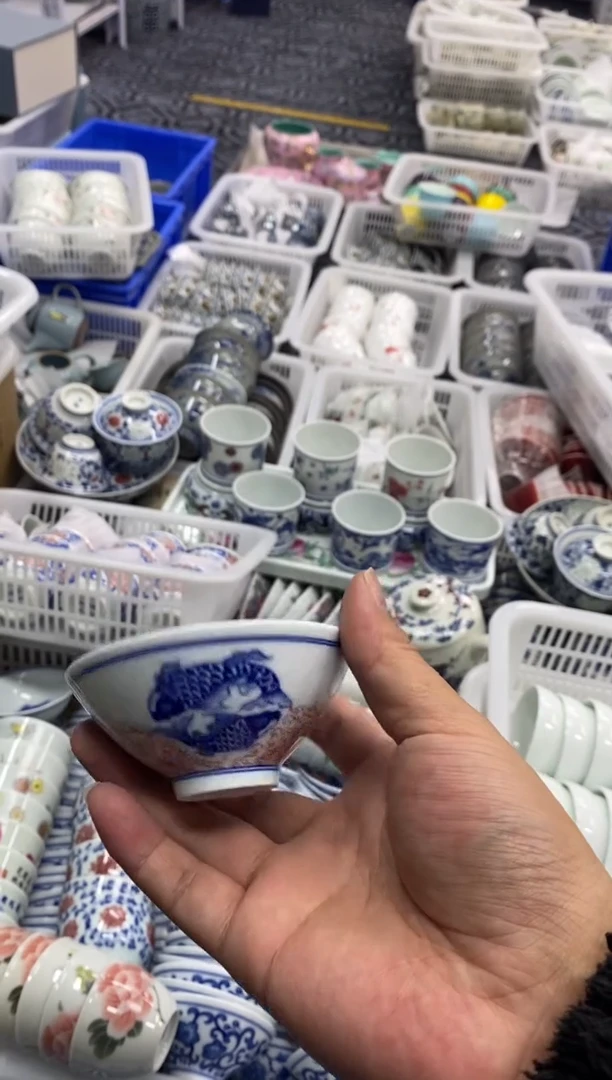 陶瓷景德陶瓷茶具容量约70