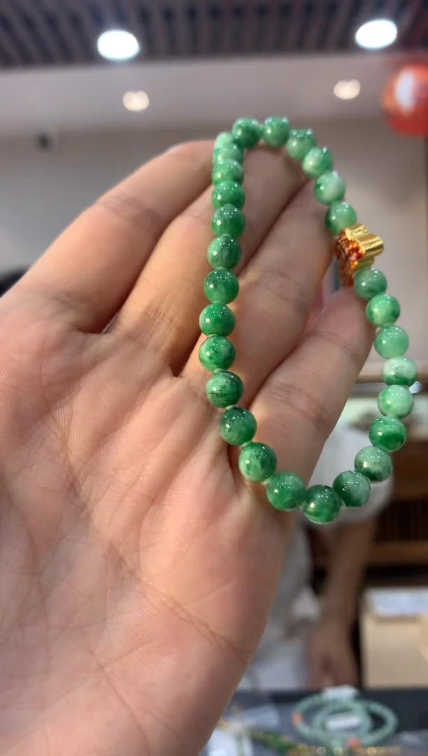 未镶嵌手串翡翠手串