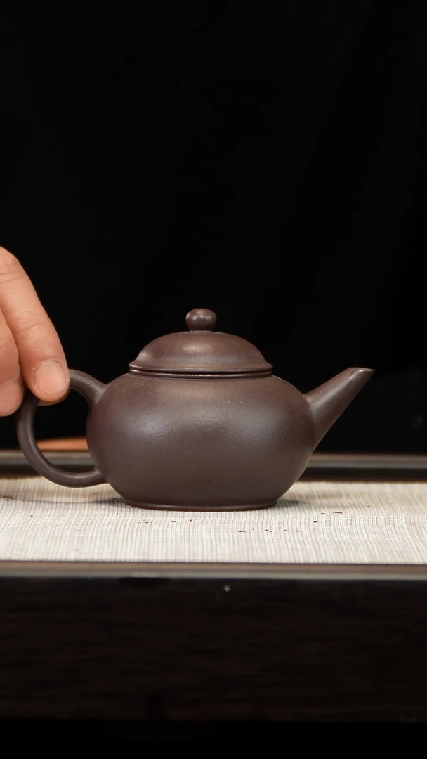 茶壶紫砂四底水平