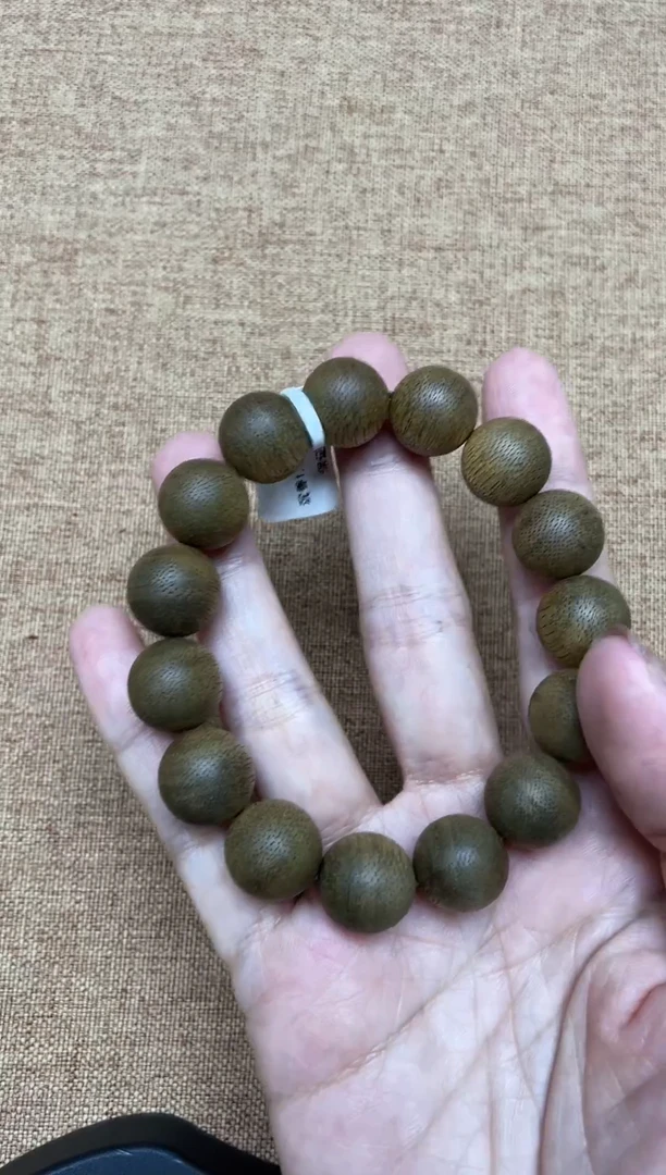 沉香手串文莱1.5圆珠单圈多样性发其一