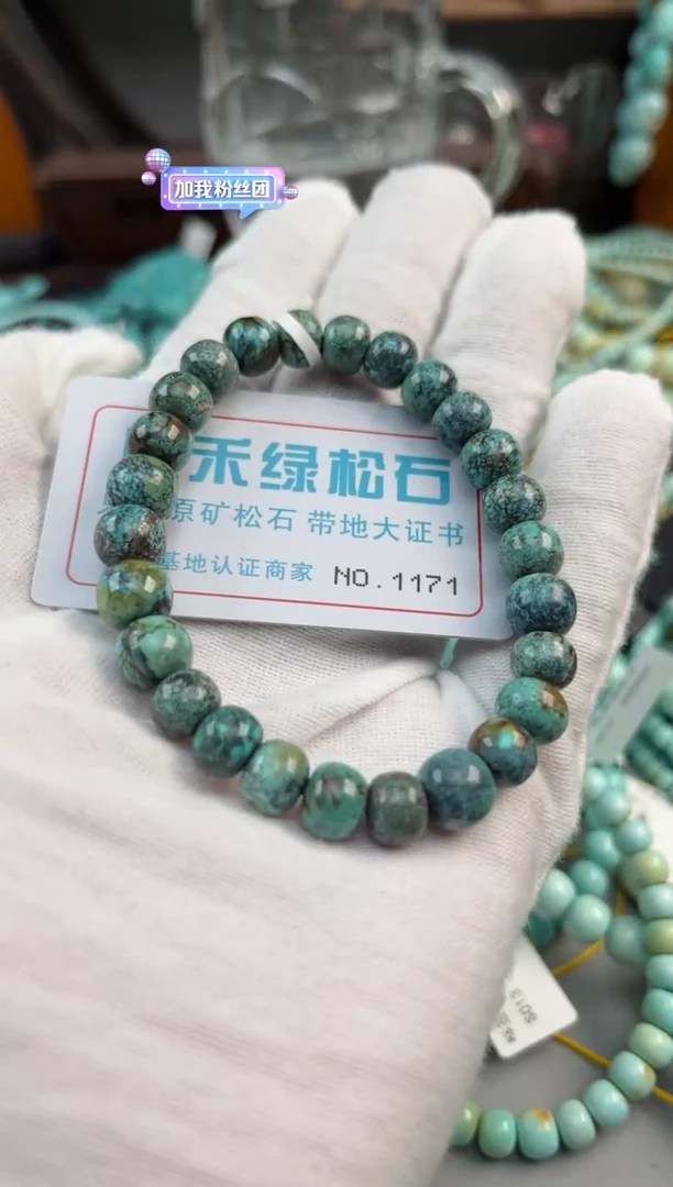 未镶嵌绿松石松石1171