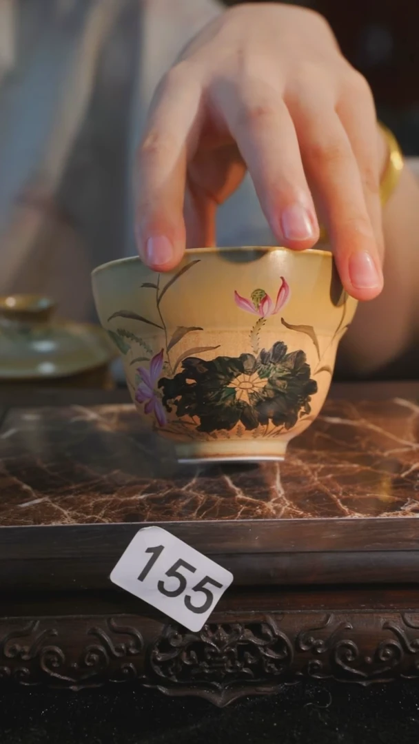 杯子等烟雨陶瓷手作主人杯155