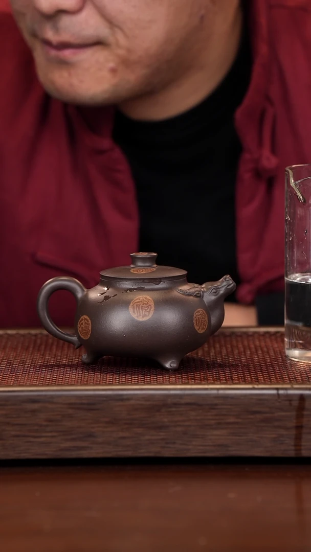 茶壶紫砂龙**龘徐壶记精品