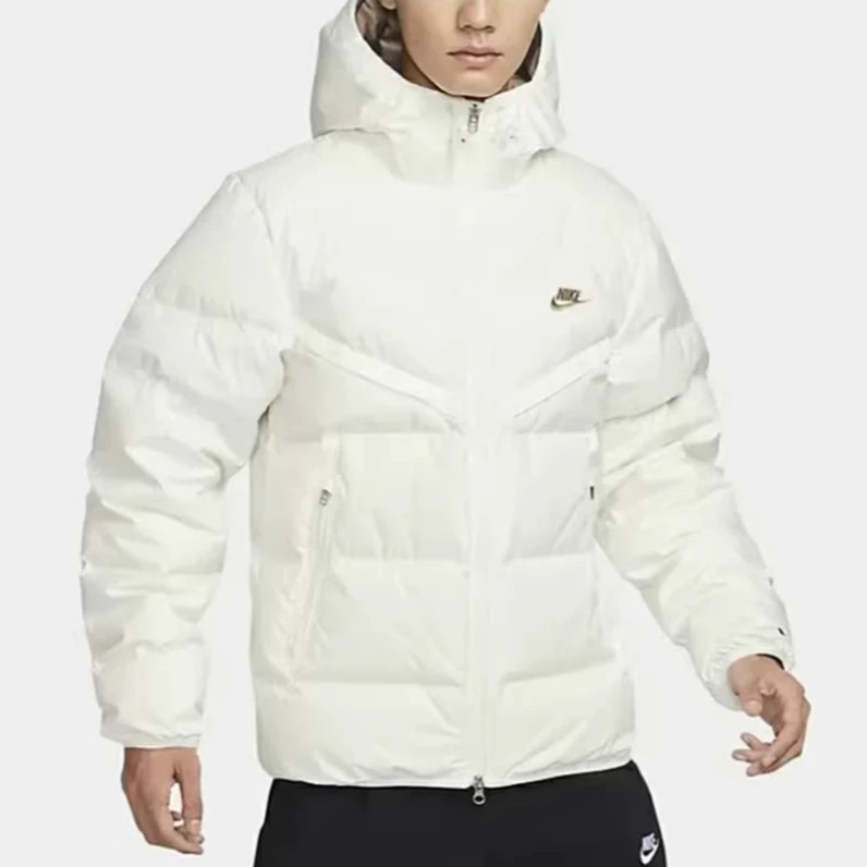 Nike耐克官方STORM-FIT男子防风防泼水连帽羽绒服保暖FZ1103-133