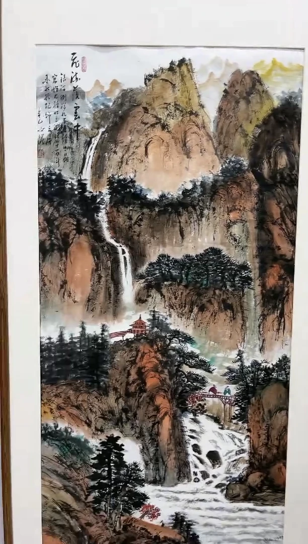 【闪购商品】绘画陈发源-8平尺-山水-纸片