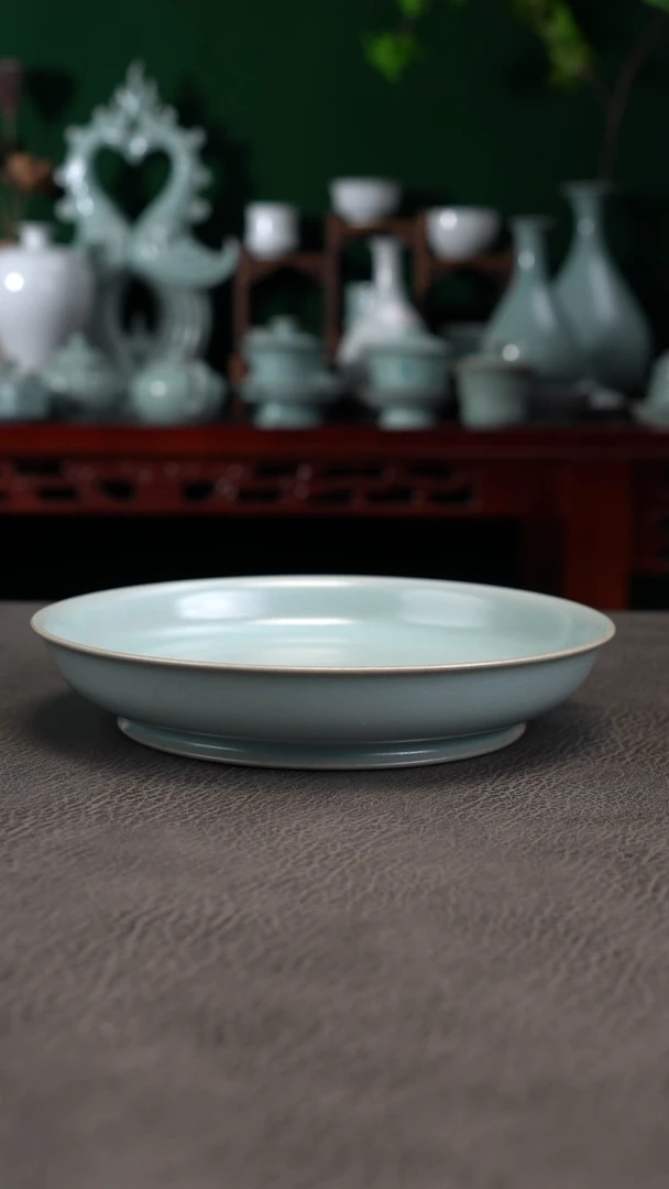 大***?汝窑盘19.8精品-二