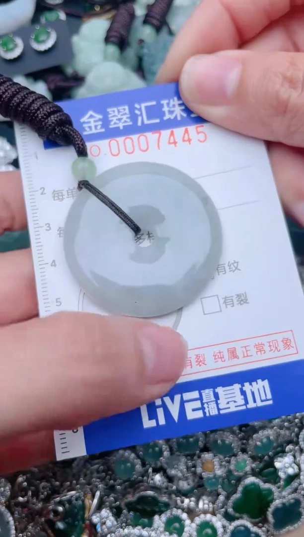 【闪购商品】翡翠颈饰未镶嵌7445...........