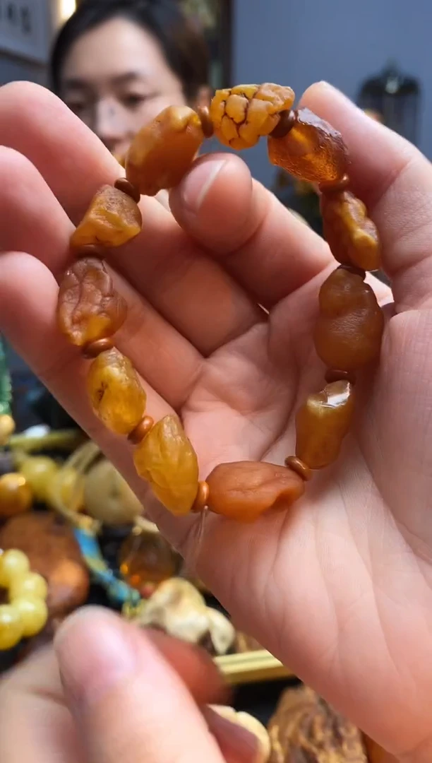 手串琥珀未镶嵌手串