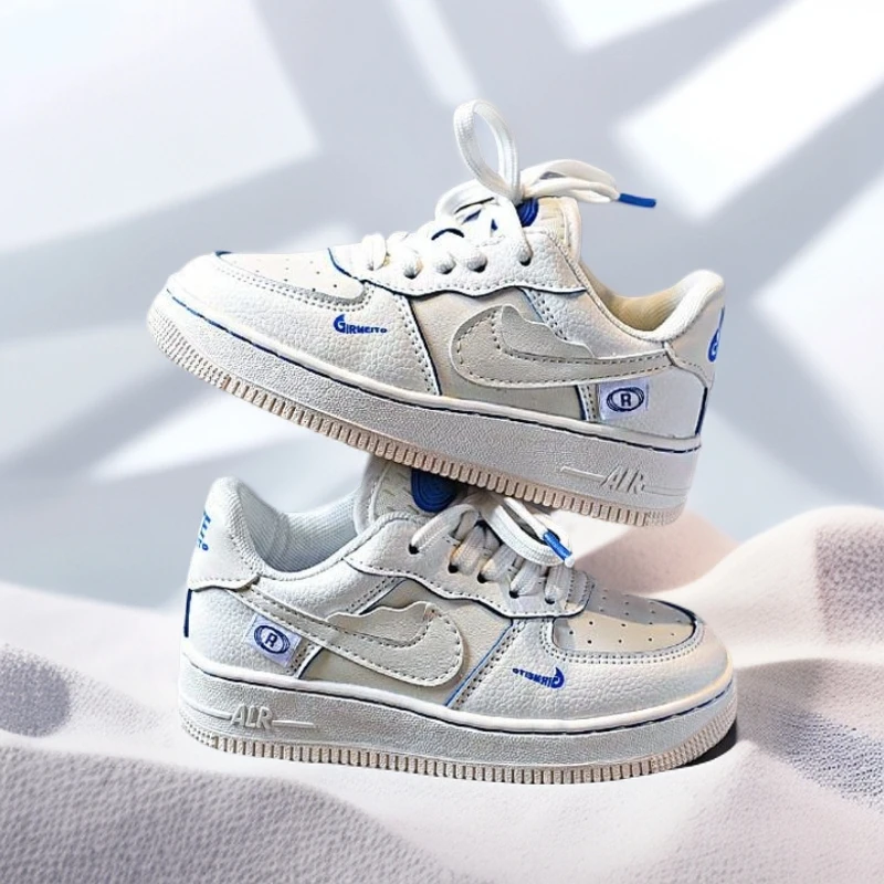 春季儿童鞋新款男童中大童板鞋女童百搭时尚休闲鞋学生小白鞋哦