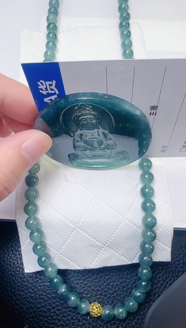 颈饰未镶嵌翡翠天然A货翡翠  多样性随机发其一