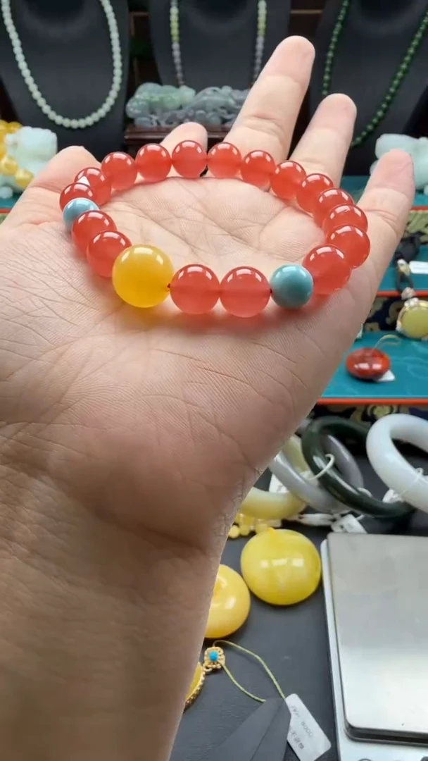 手串未镶嵌南红玛瑙n058