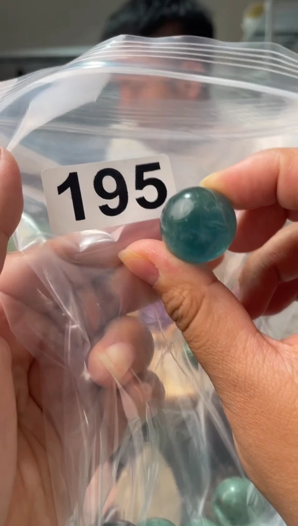 未镶嵌大型摆件（非配饰）水晶蓝绿萤石球多样性发其一20-25M 195