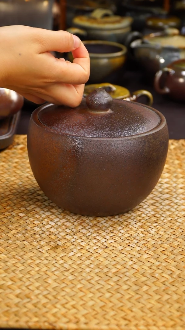 茶壶紫砂纯自然柴烧