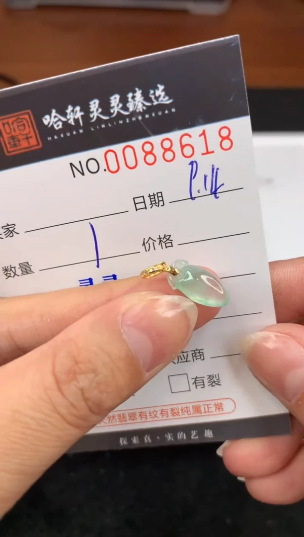吊坠(不含链)未镶嵌翡翠哈轩 挂件1